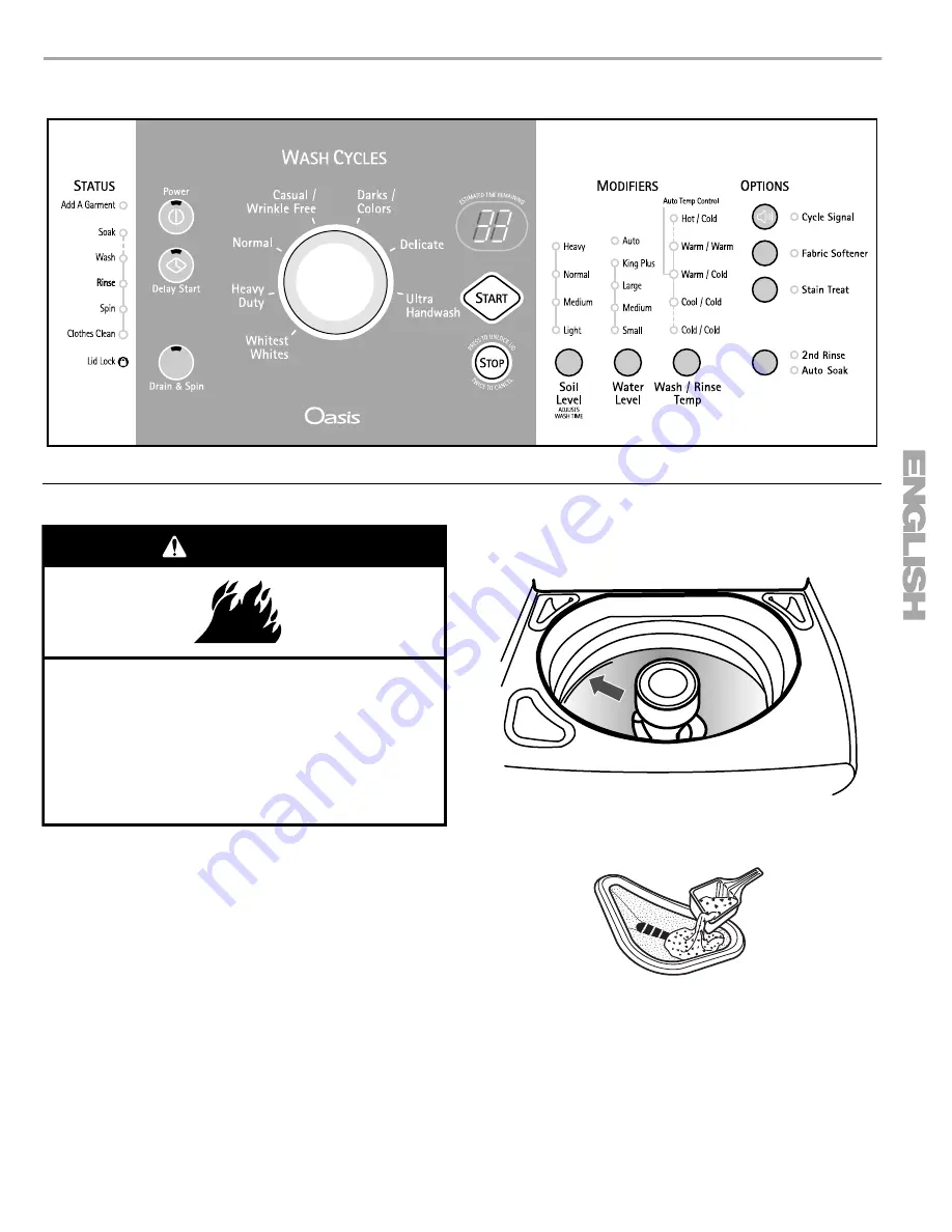 Kenmore 110.2803 Series Скачать руководство пользователя страница 13