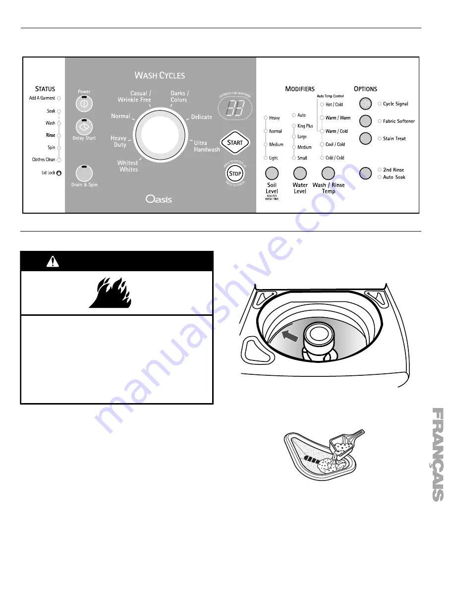 Kenmore 110.2803 Series Use & Care Manual Download Page 59