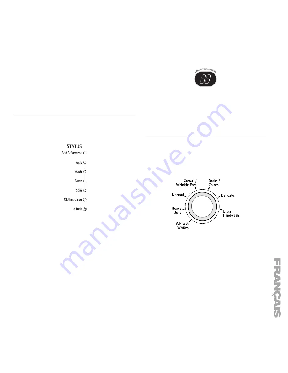 Kenmore 110.2803 Series Скачать руководство пользователя страница 61