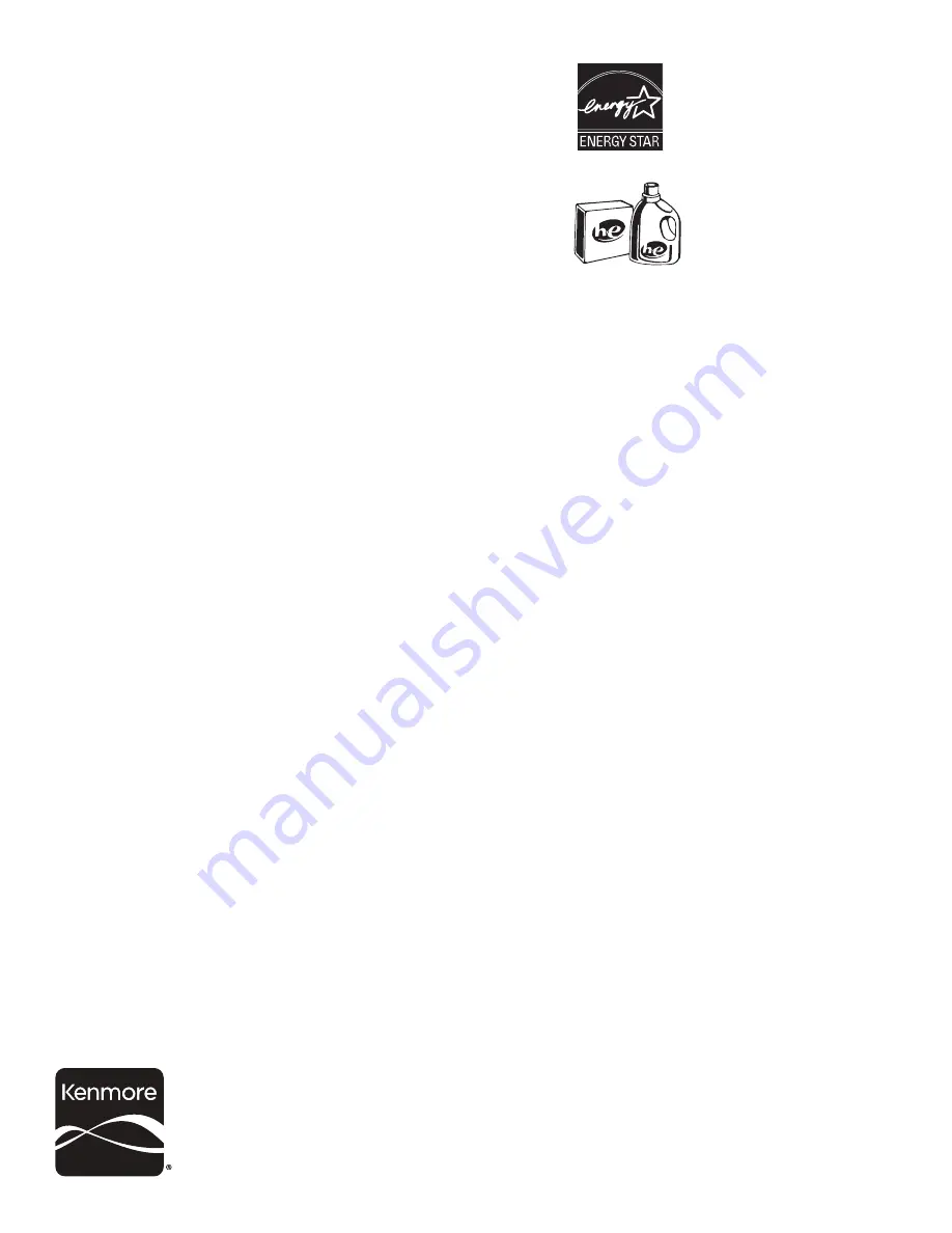 Kenmore 110.2810 Use & Care Manual Download Page 1