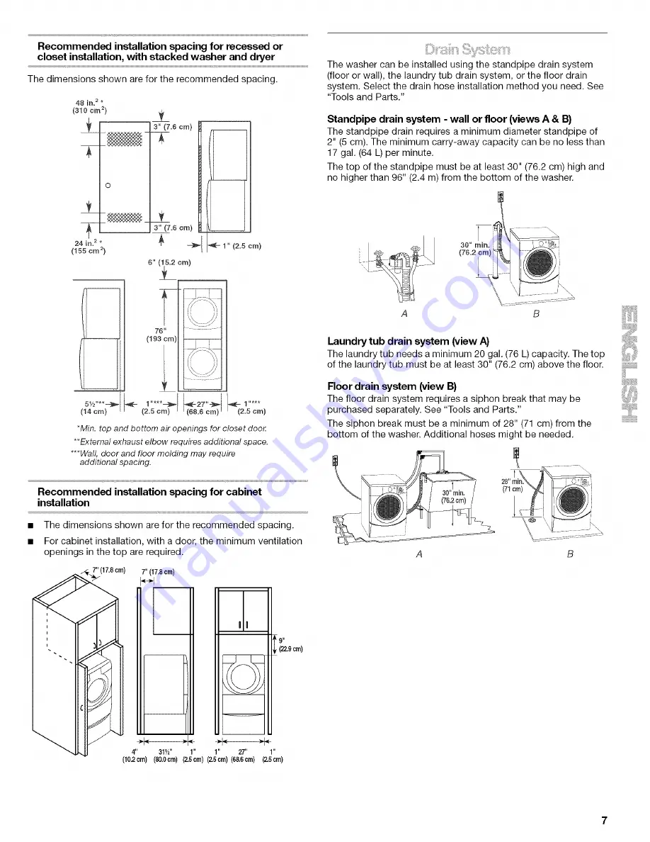 Kenmore 110.4587 Скачать руководство пользователя страница 7