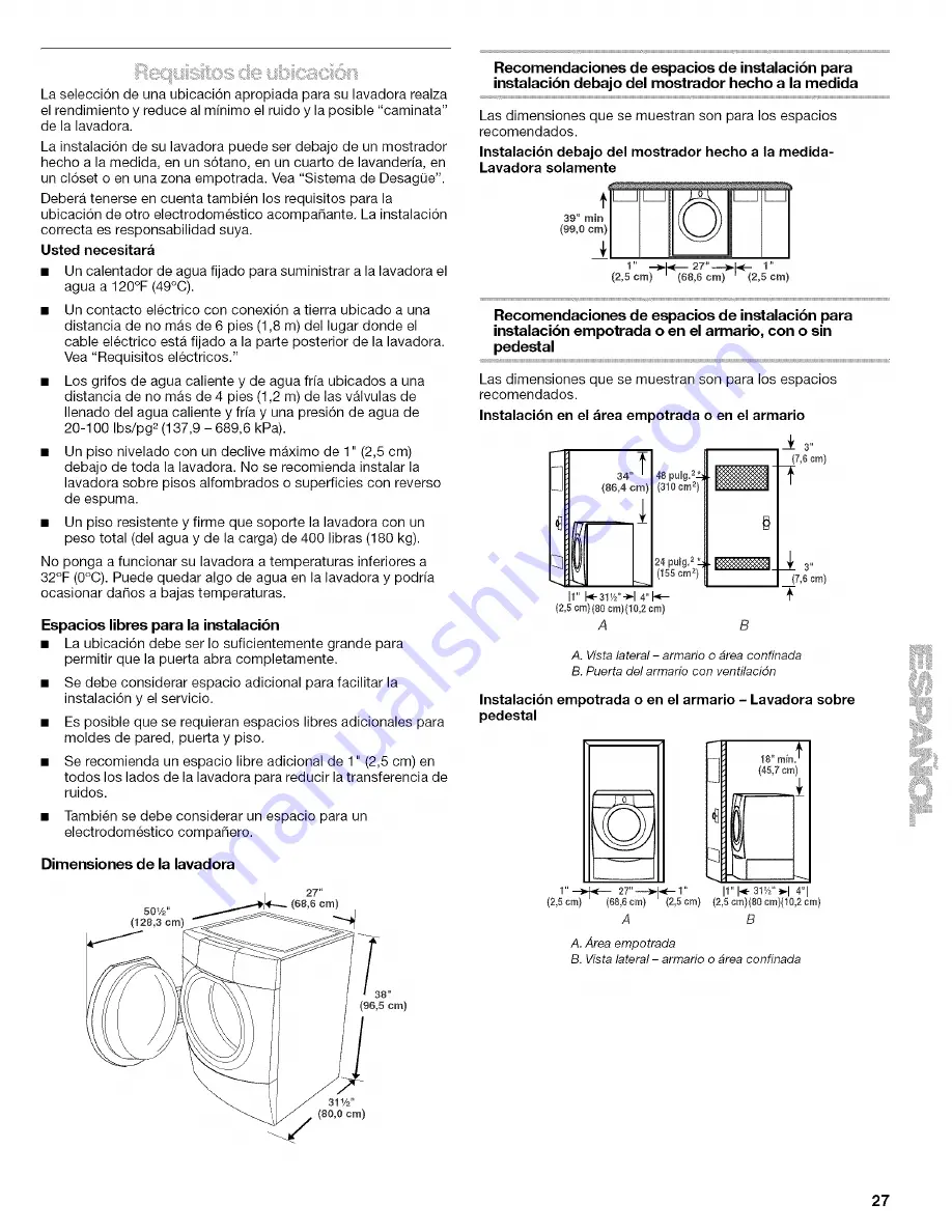 Kenmore 110.4587 Скачать руководство пользователя страница 27