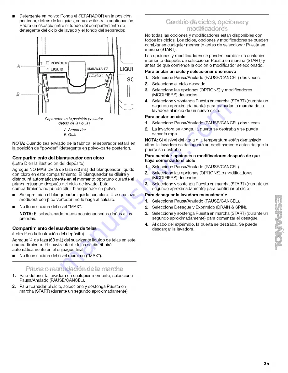 Kenmore 110.4587 Скачать руководство пользователя страница 35