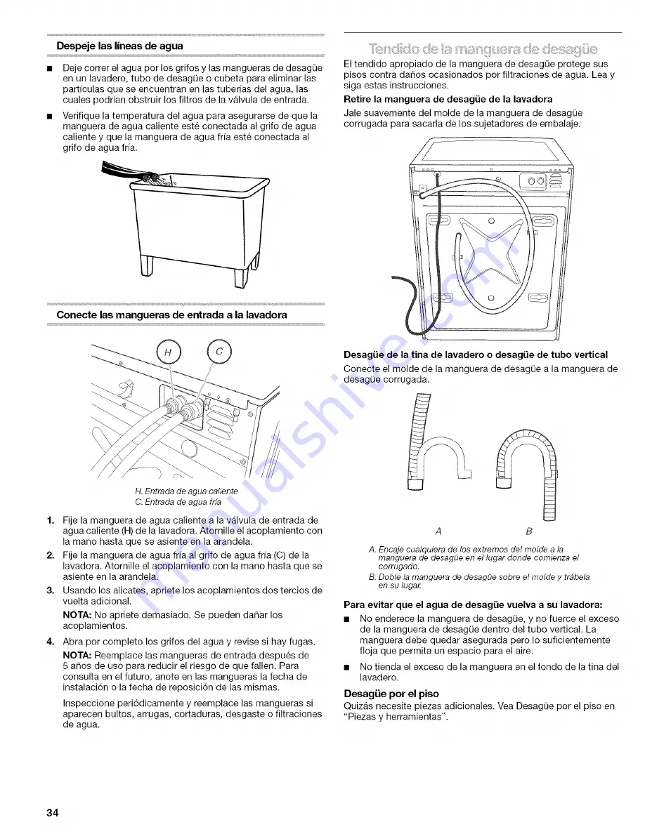 Kenmore 110.4646 Owner'S Manual And Installation Instructions Download Page 34