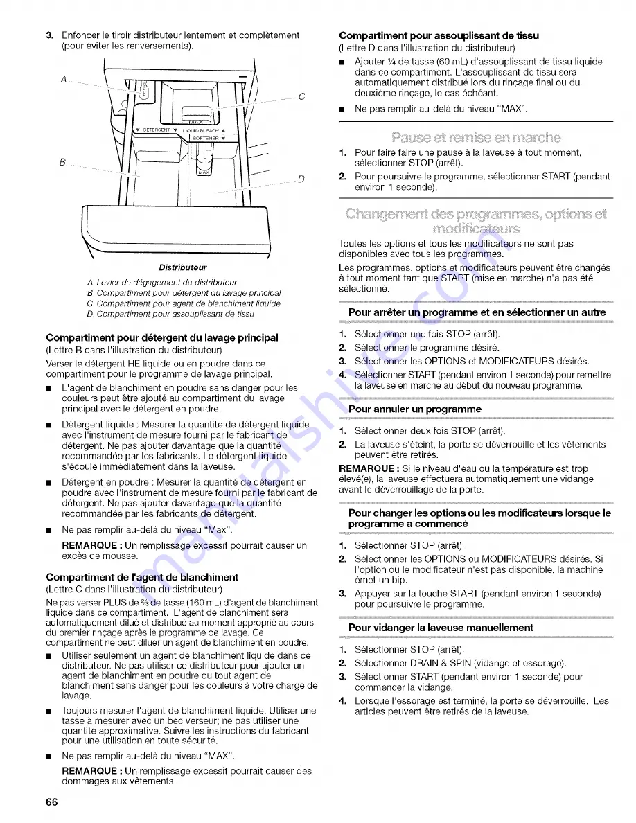 Kenmore 110.4646 Скачать руководство пользователя страница 66