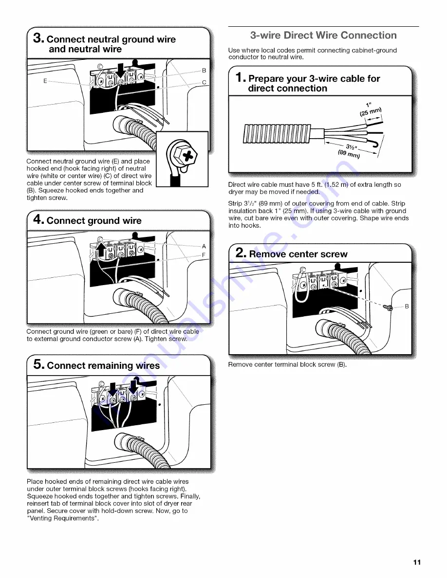 Kenmore 110.60022010 Installation Instructions Manual Download Page 11