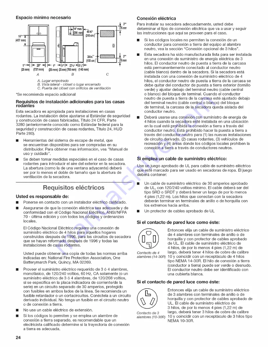 Kenmore 110.60022010 Installation Instructions Manual Download Page 24