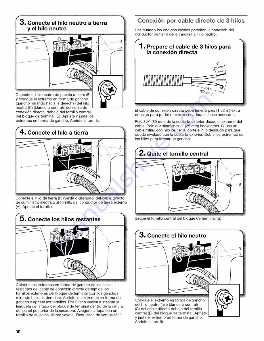 Kenmore 110.60022010 Installation Instructions Manual Download Page 30