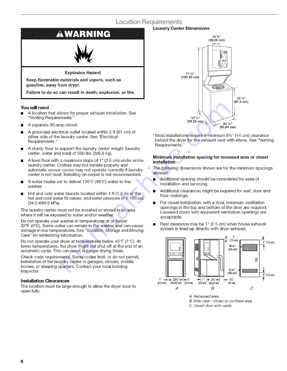 Kenmore 110.80714 Use And Care Manual Download Page 6