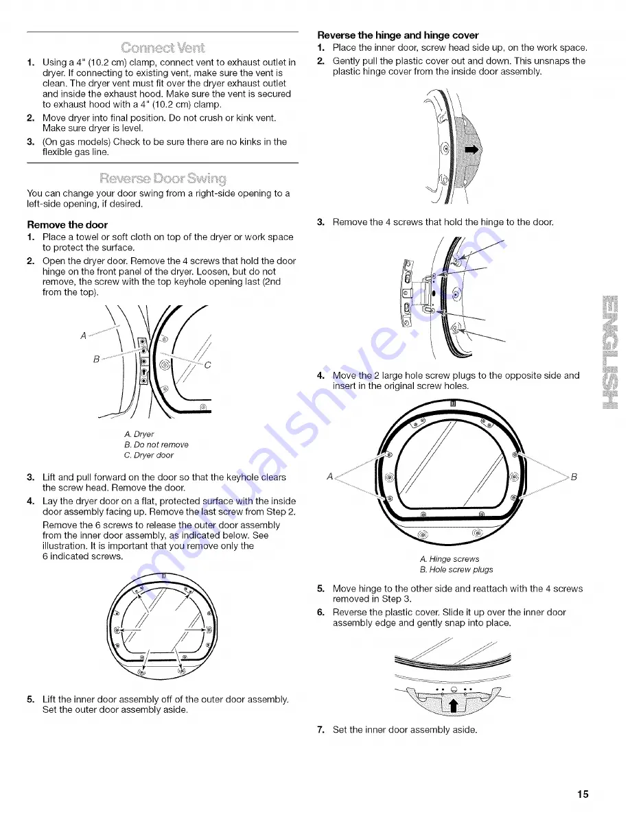 Kenmore 110.8587 Series Use And Care Manual Download Page 15