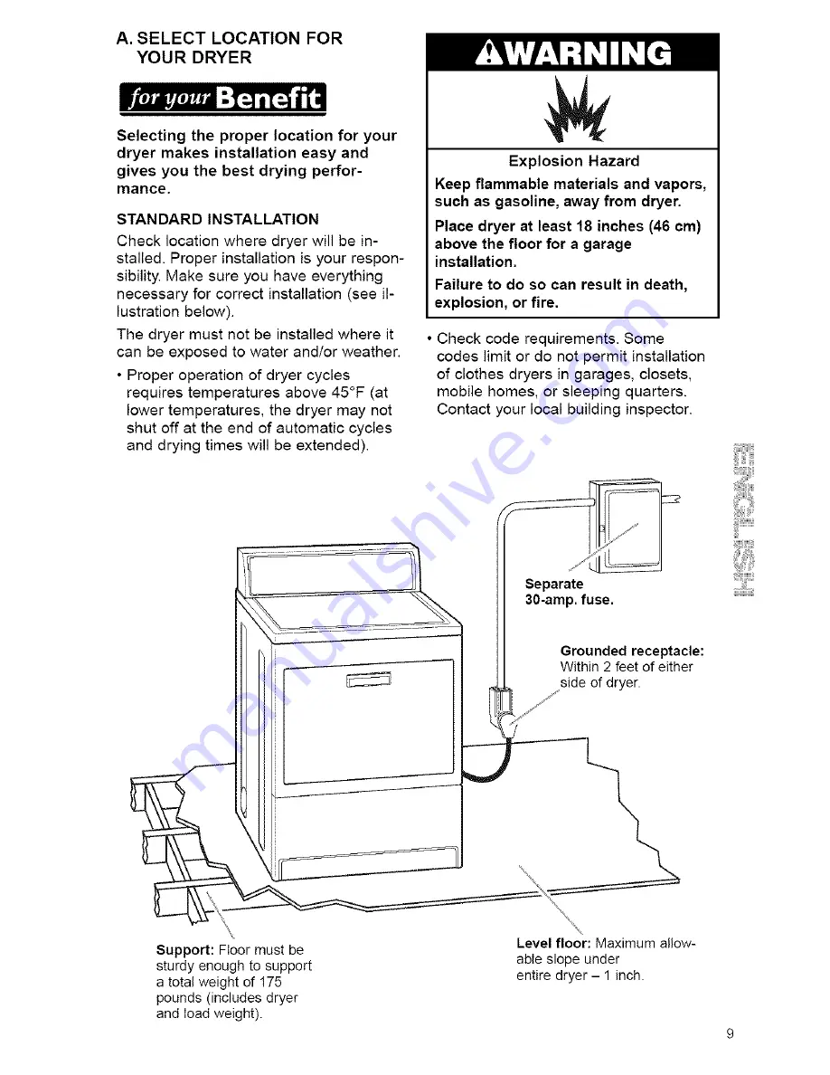 Kenmore 11069912990 Скачать руководство пользователя страница 9