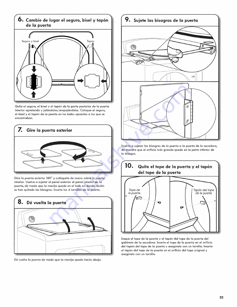 Kenmore 11075202310 Installation Instructions Manual Download Page 33