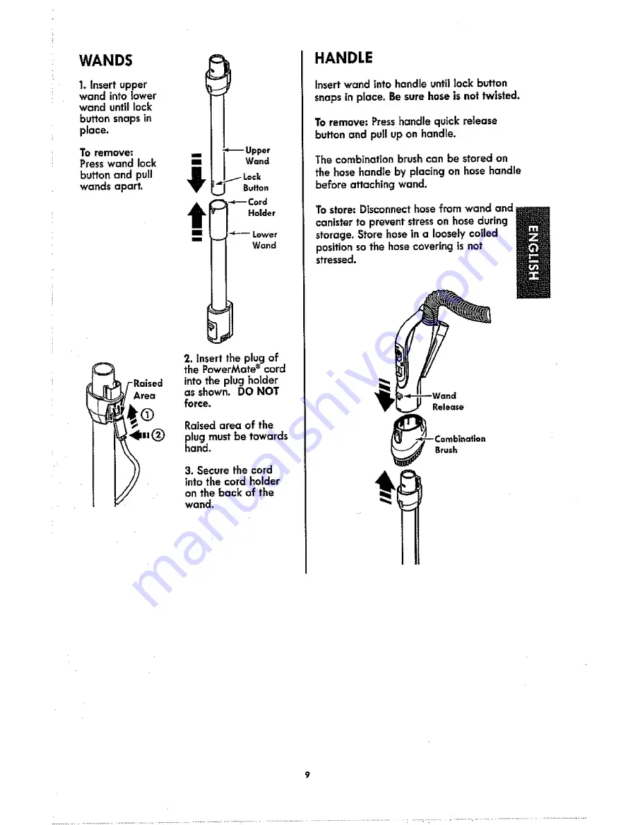 Kenmore 116.21514 Use & Care Manual Download Page 9