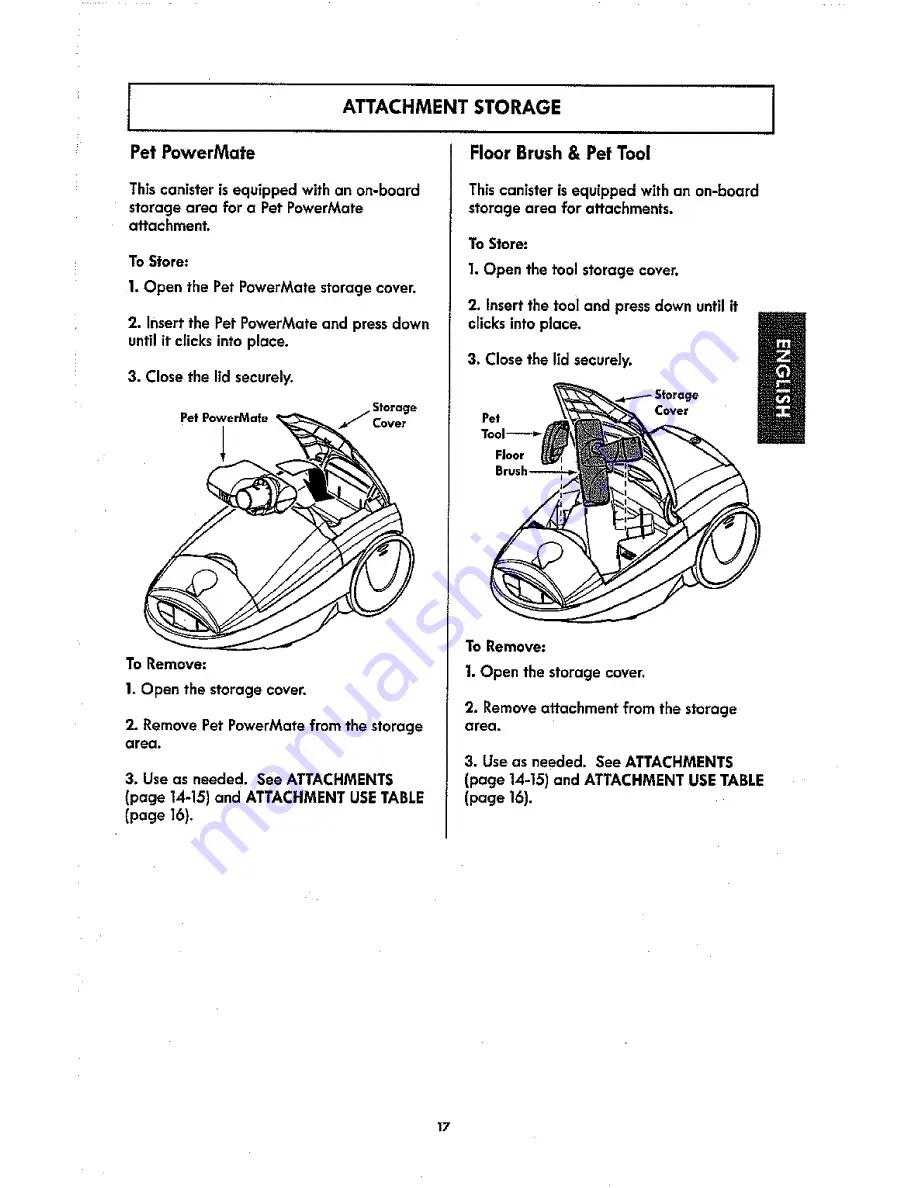 Kenmore 116.21514 Use & Care Manual Download Page 17