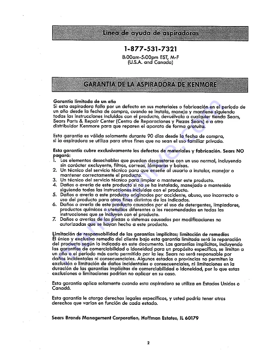 Kenmore 116.21514 Use & Care Manual Download Page 30