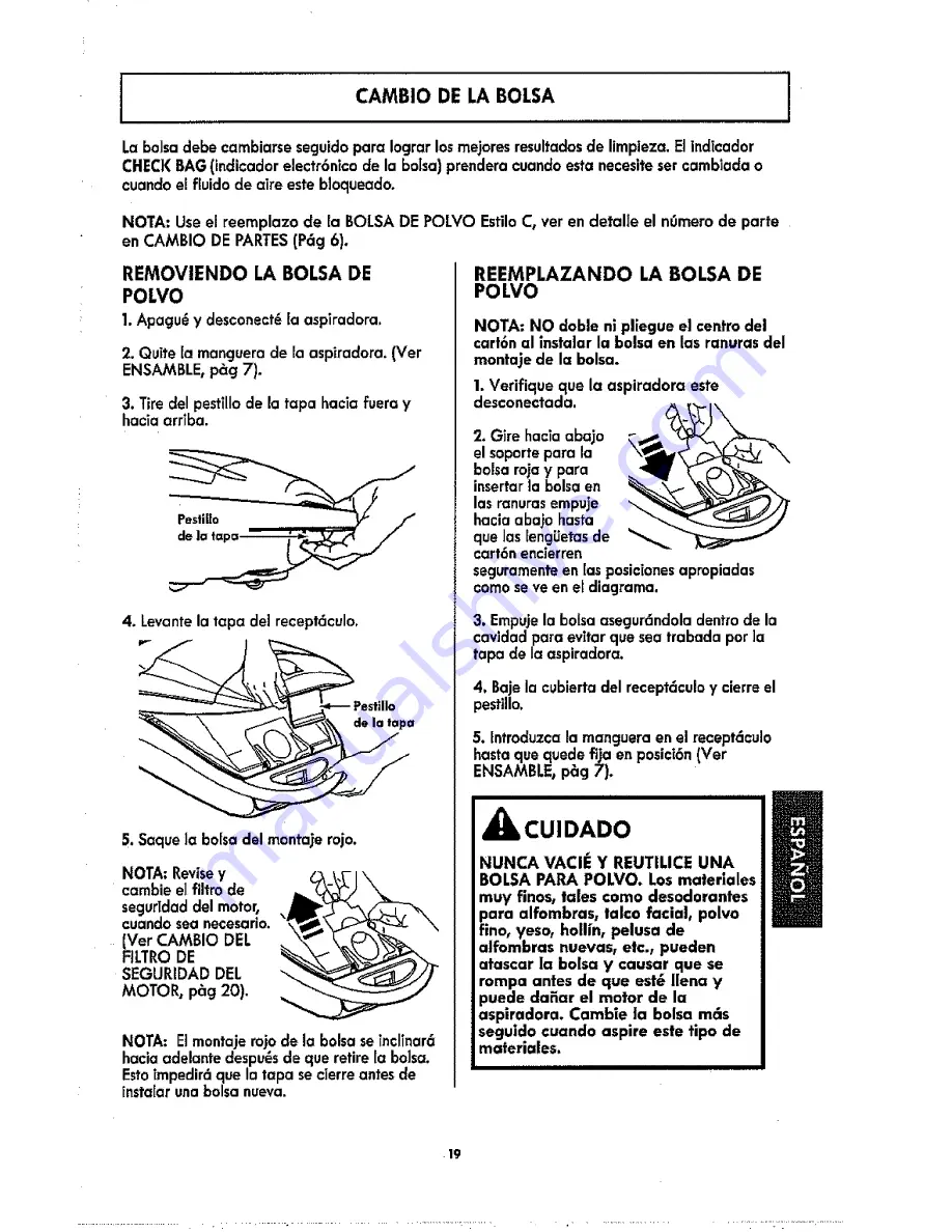 Kenmore 116.21514 Use & Care Manual Download Page 47