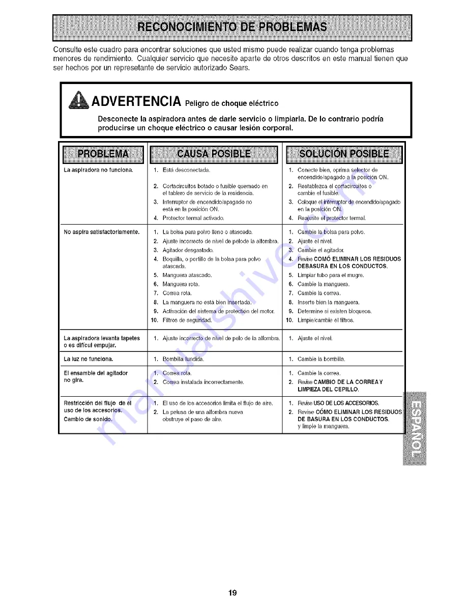 Kenmore 116.36822 Owner'S Manual Download Page 39