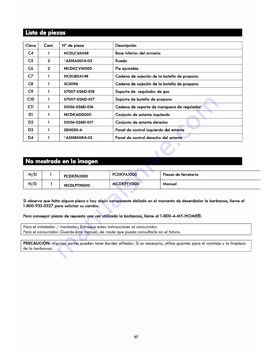 Kenmore 119.16145210 Скачать руководство пользователя страница 37