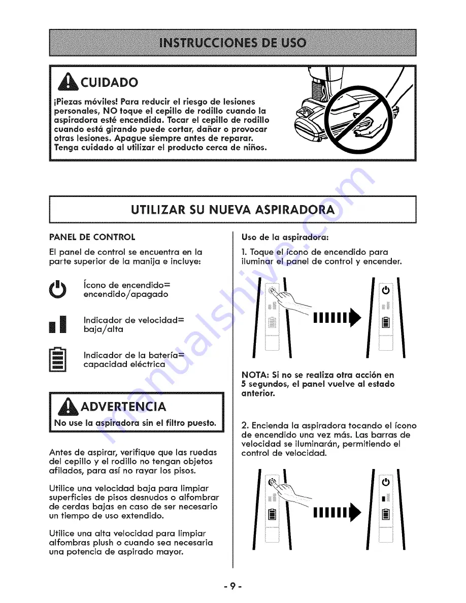 Kenmore 125.10340 Use & Care Manual Download Page 21