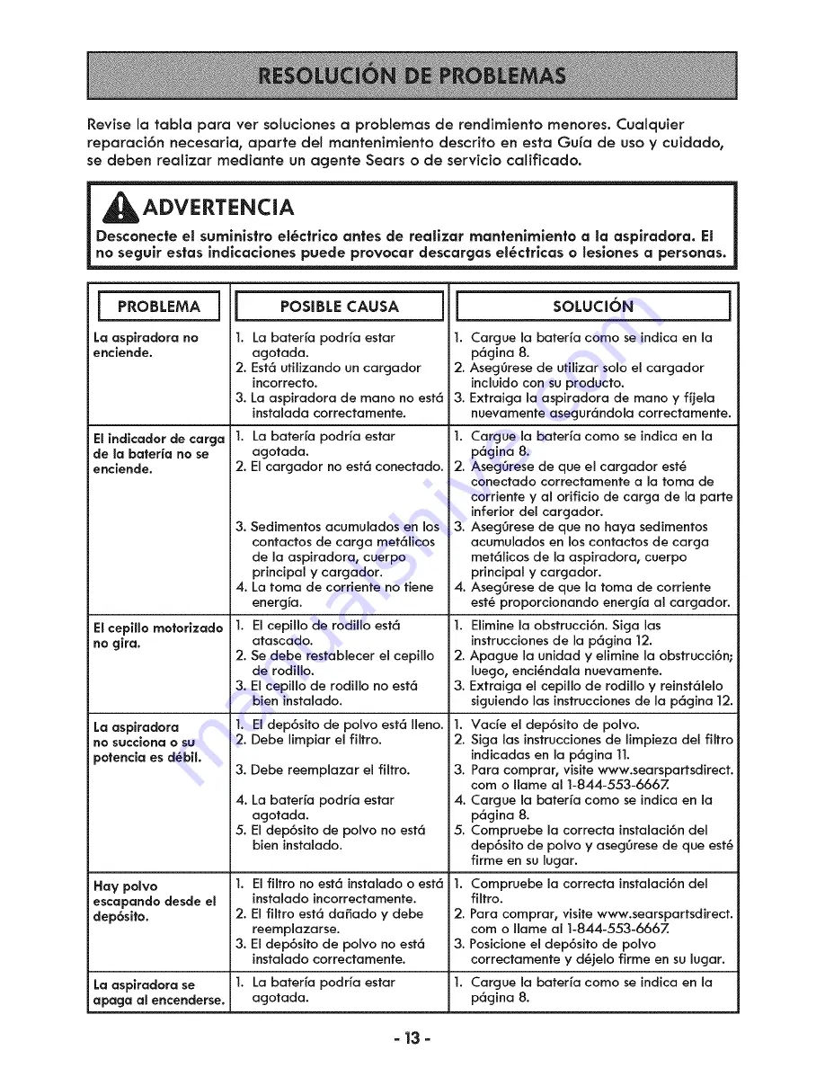 Kenmore 125.10340 Скачать руководство пользователя страница 25