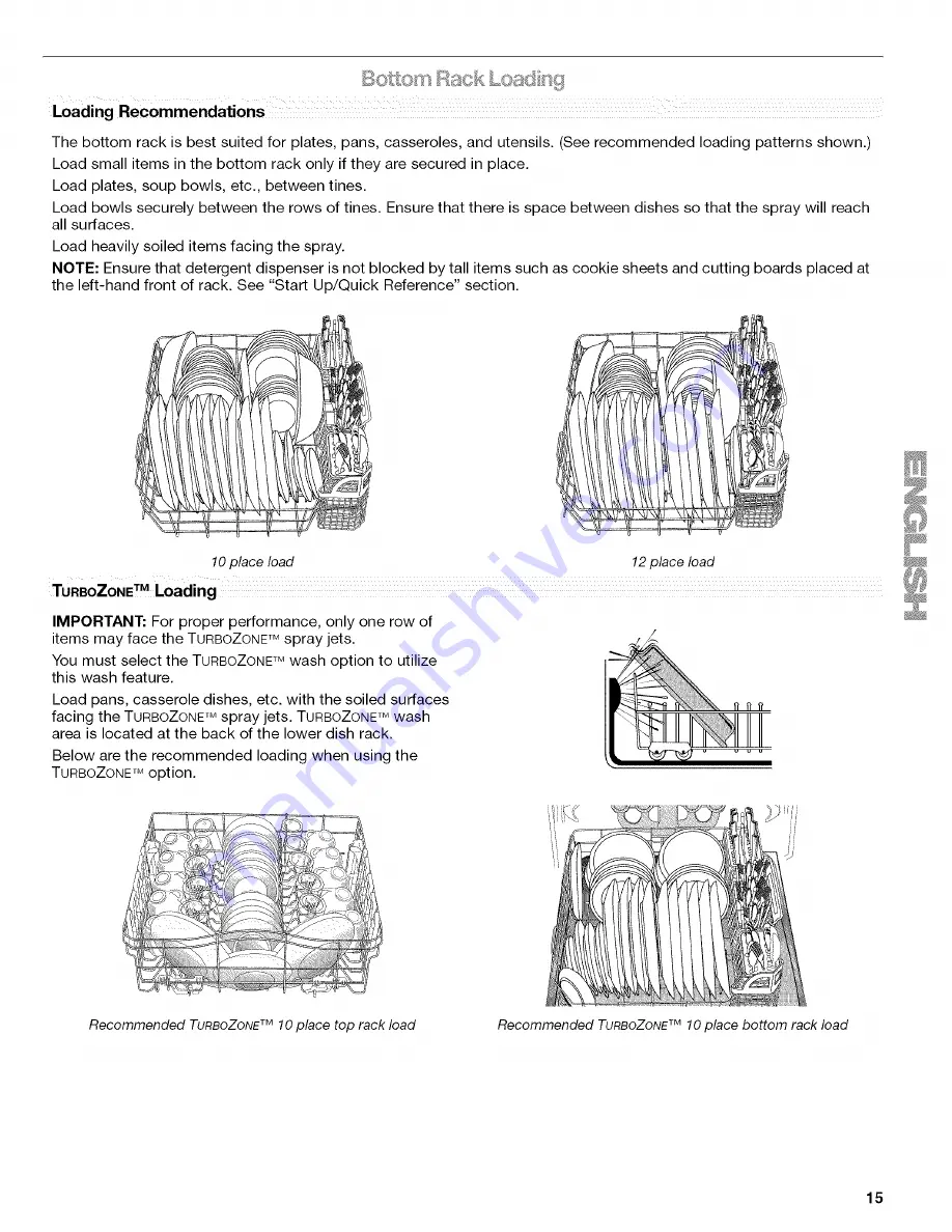 Kenmore 1317 - Pro 24 in. Dishwasher Use And Care Manual Download Page 15