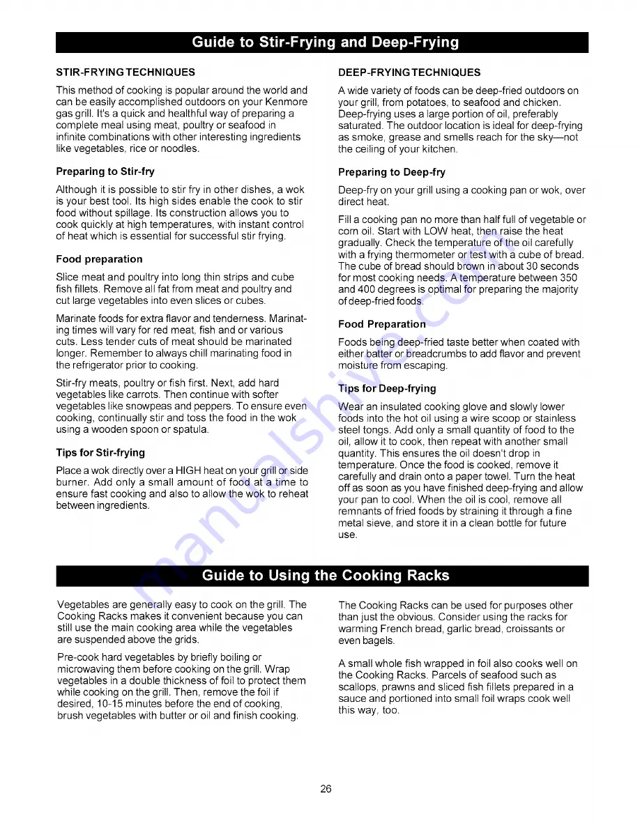 Kenmore 141.152270 Owner'S Manual Download Page 26