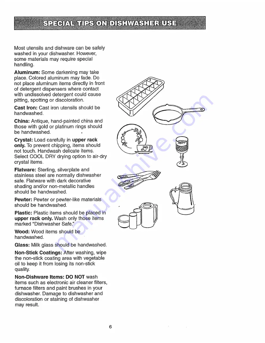 Kenmore 14171 Owner'S Manual Download Page 6