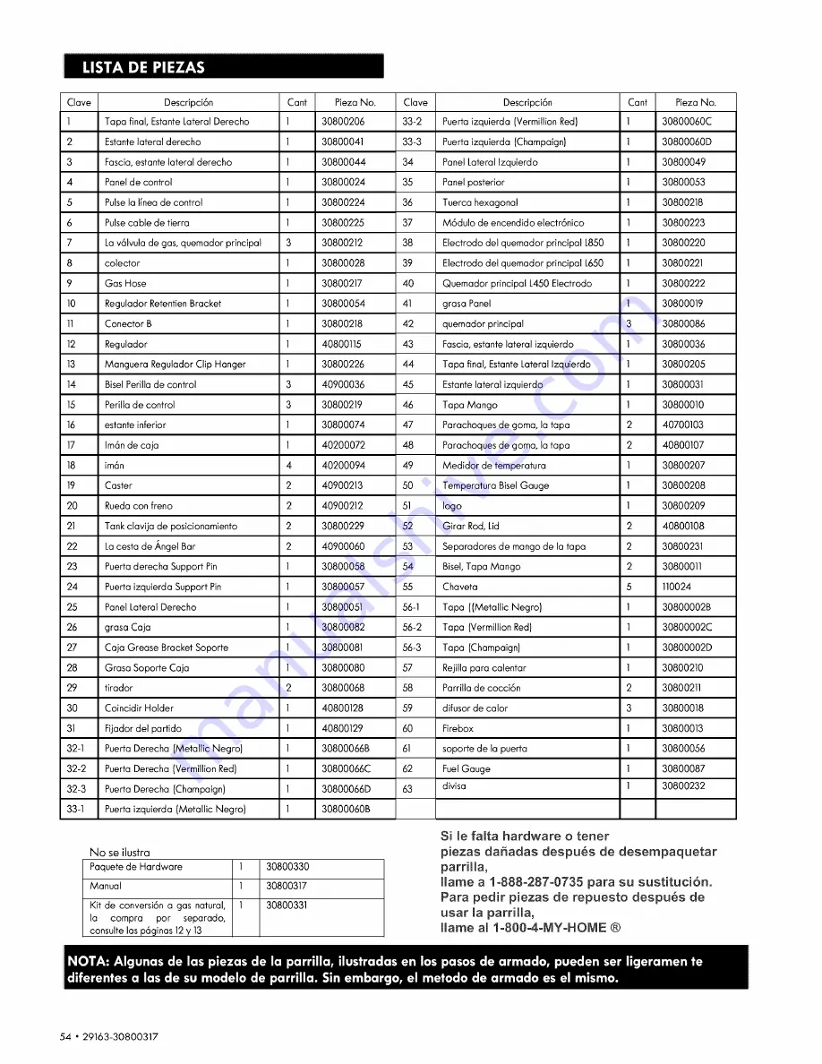 Kenmore 146.29163310/146.29164310/146.29162310 Use & Care Manual Download Page 54