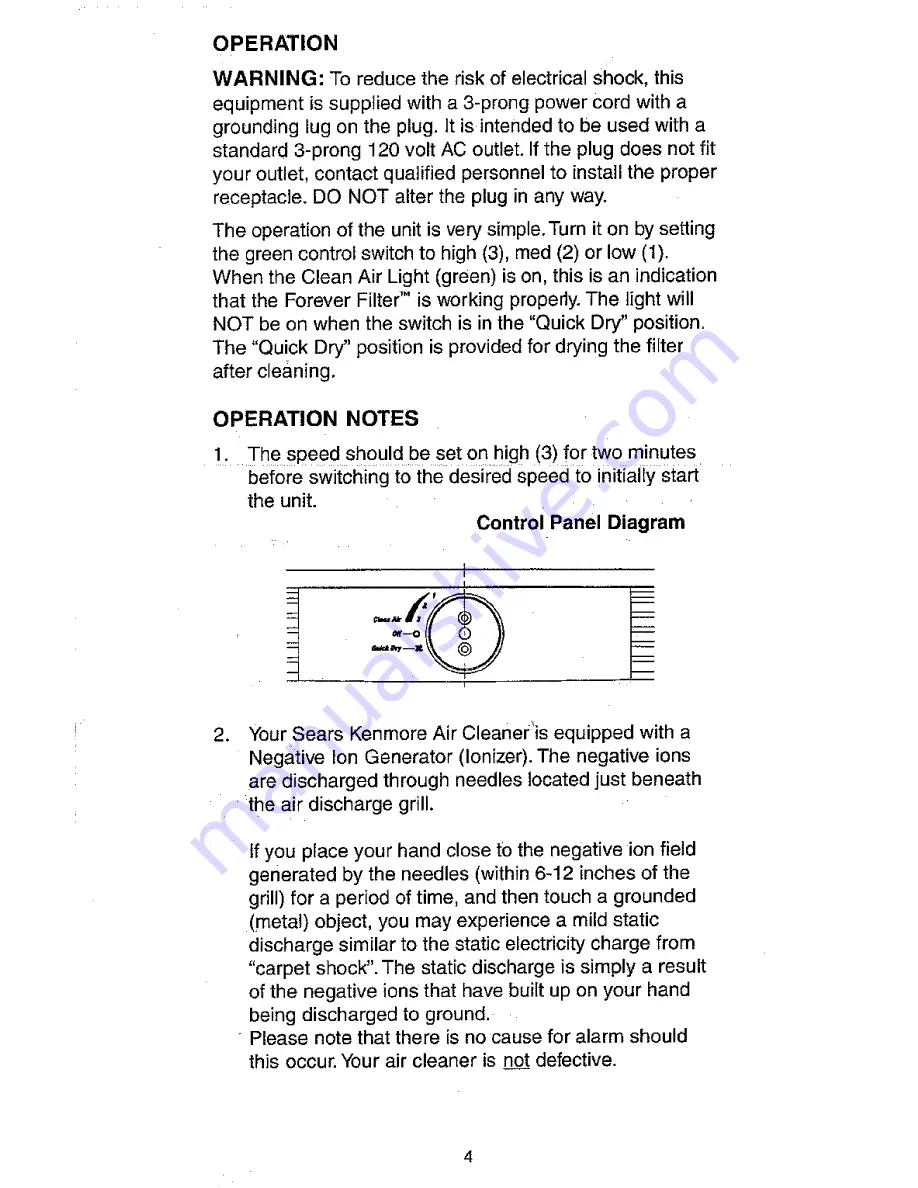 Kenmore 147 Owner'S Manual Download Page 5