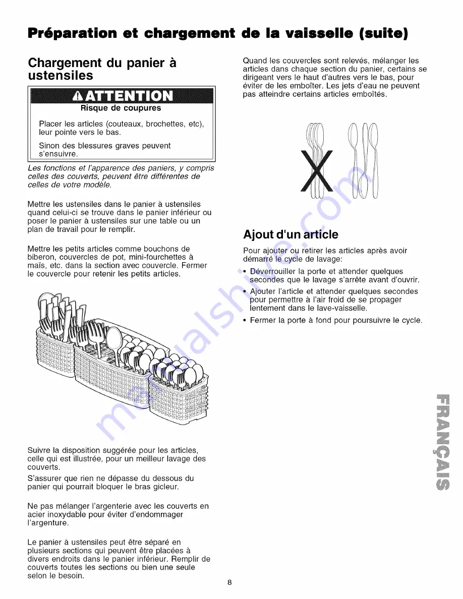 Kenmore 1523 - 24 in. Dishwasher Скачать руководство пользователя страница 44