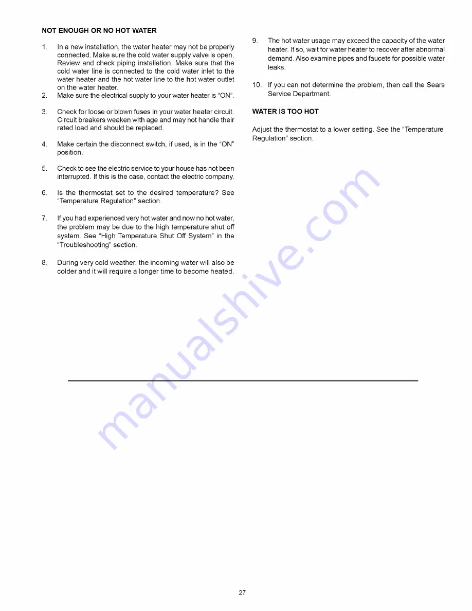 Kenmore 153.321344 Use & Care Manual Download Page 27