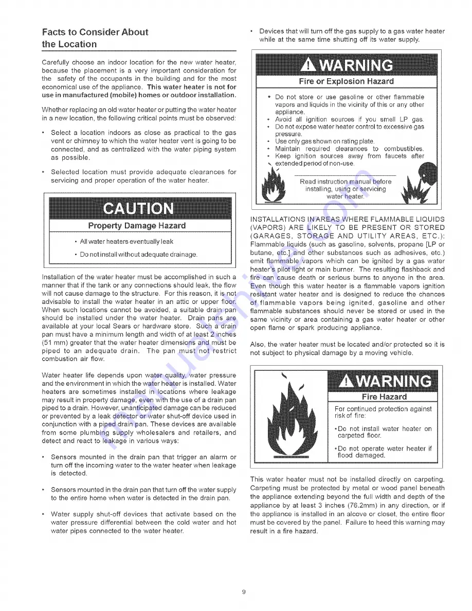 Kenmore 153.331444 Owner'S Manual Download Page 9