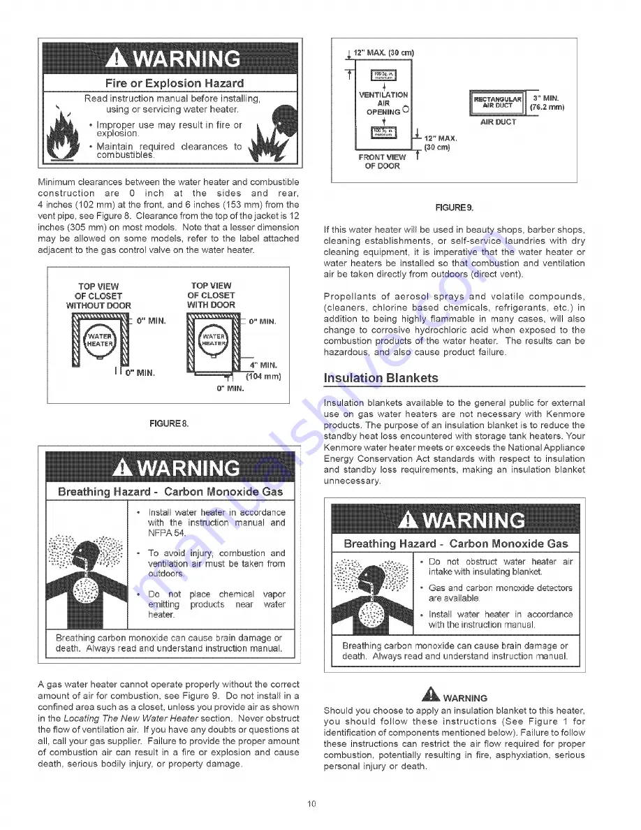 Kenmore 153.331444 Owner'S Manual Download Page 10