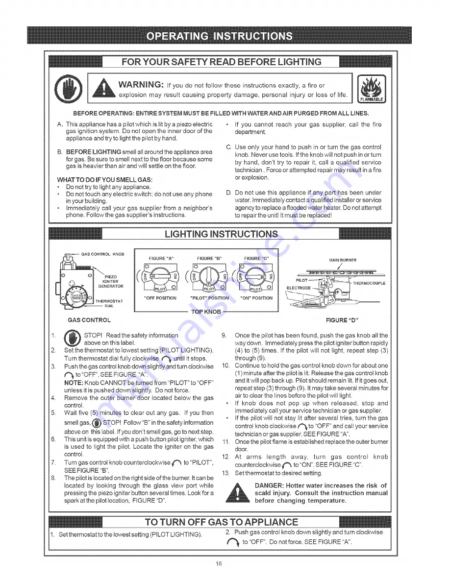 Kenmore 153.331444 Owner'S Manual Download Page 18