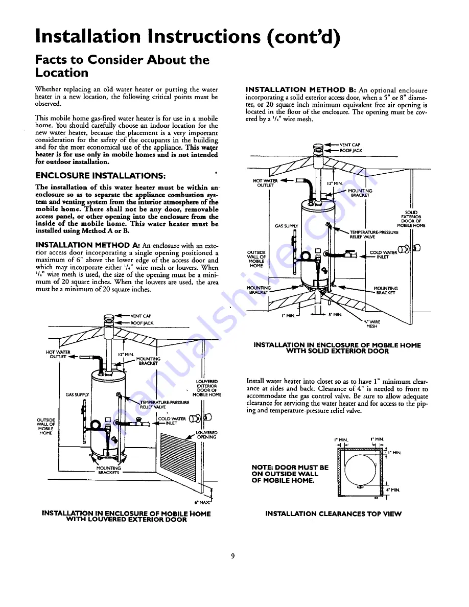 Kenmore 153.333931 Owner'S Manual Download Page 9