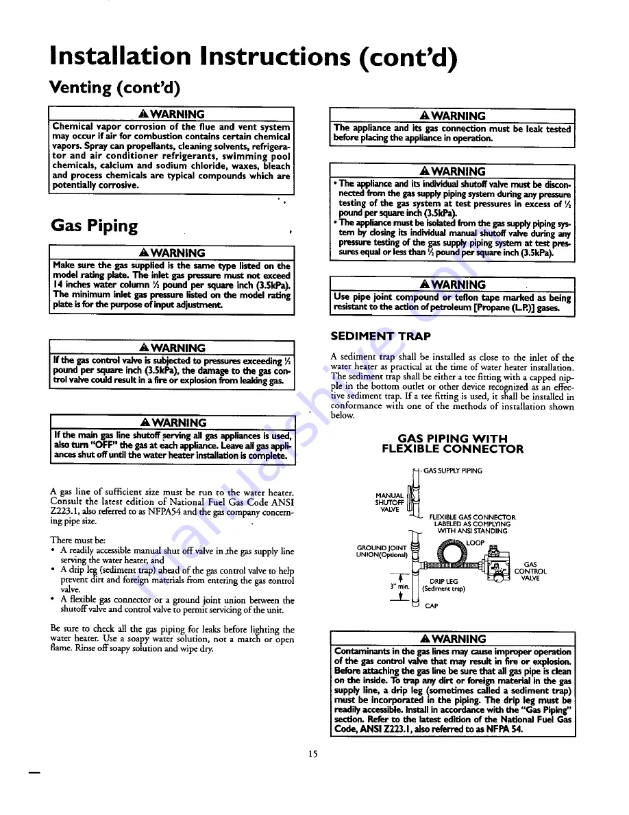 Kenmore 153.333931 Owner'S Manual Download Page 15