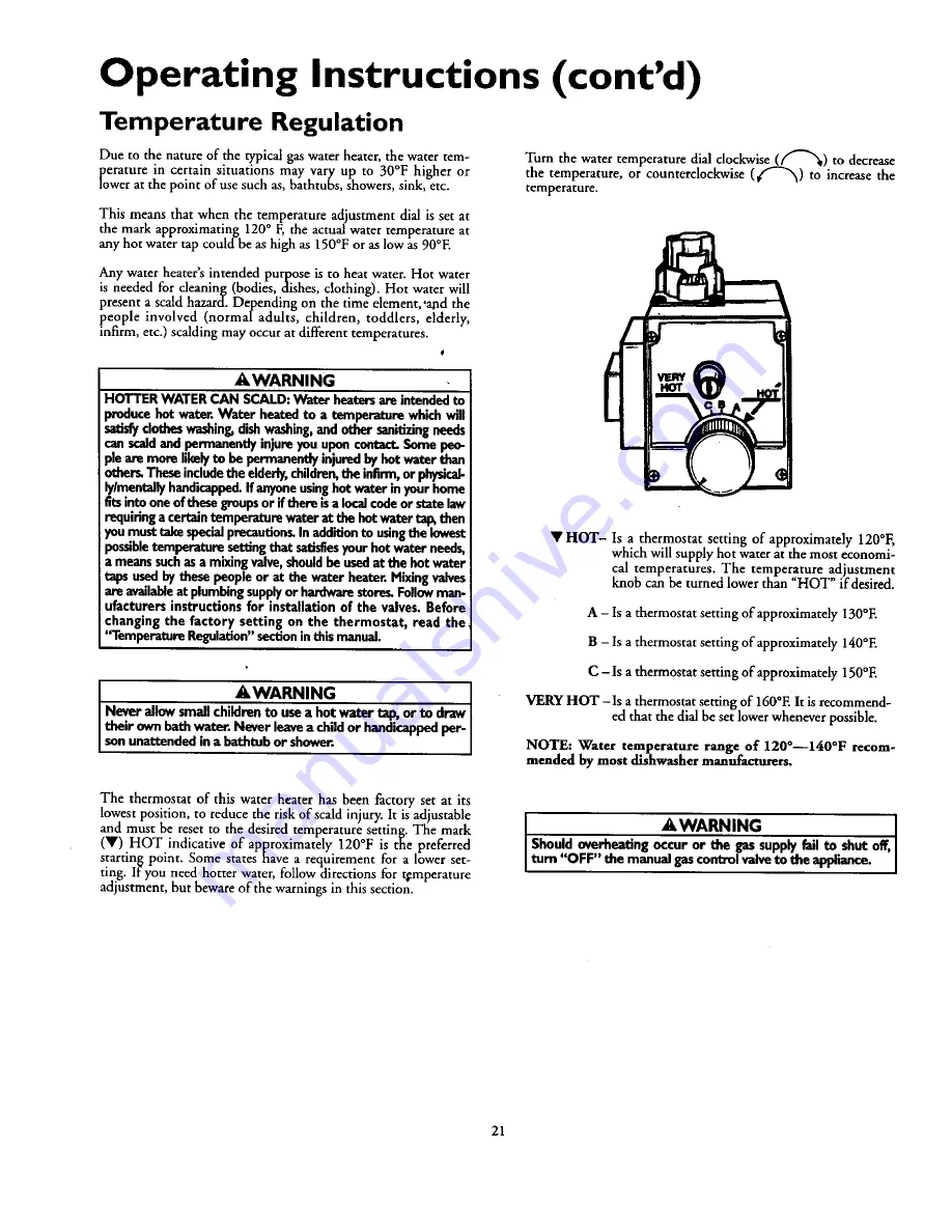 Kenmore 153.333931 Owner'S Manual Download Page 21