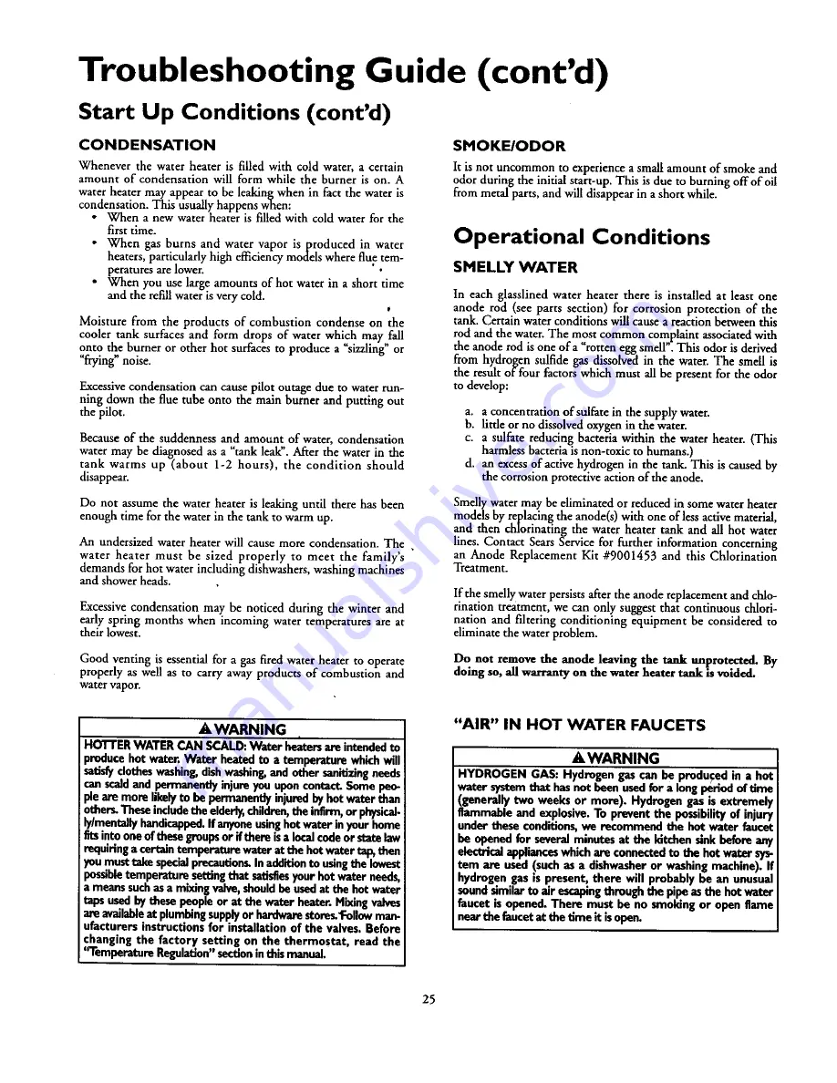 Kenmore 153.333931 Owner'S Manual Download Page 25