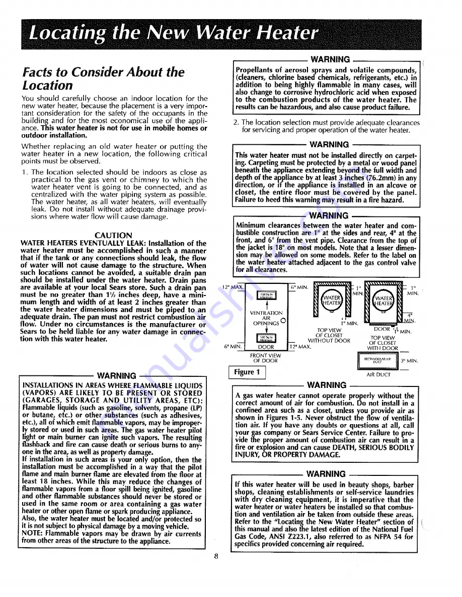 Kenmore 153.338400 Owner'S Manual Download Page 8