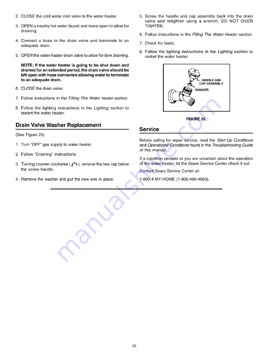 Kenmore 153 Owner'S Manual Download Page 22