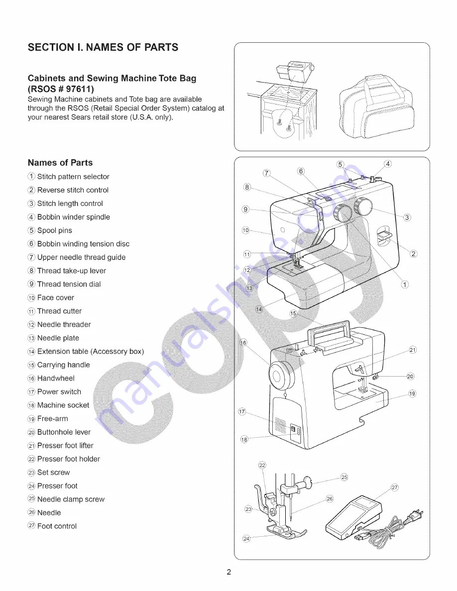 Kenmore 15358 Owner'S Manual Download Page 14