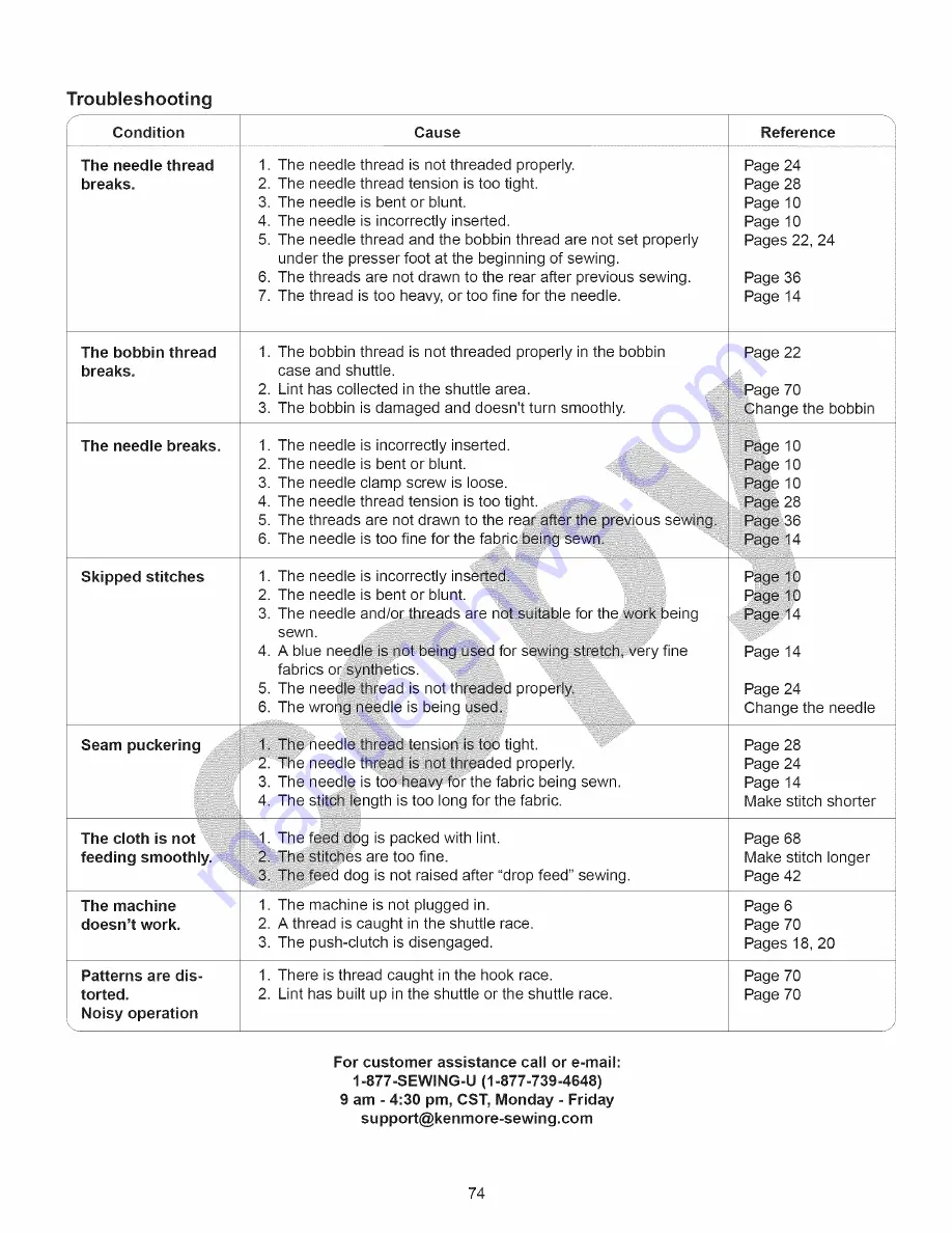 Kenmore 15358 Owner'S Manual Download Page 86