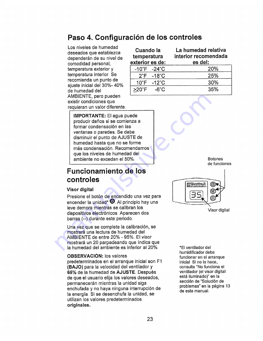 Kenmore 1700 - 6 Gallon Humidifier Скачать руководство пользователя страница 23