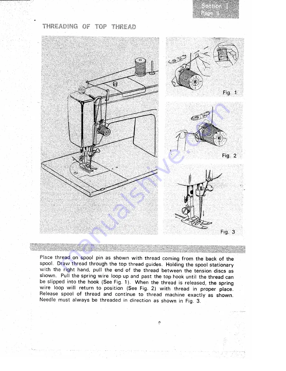 Kenmore 1755 Instructions Manual Download Page 7