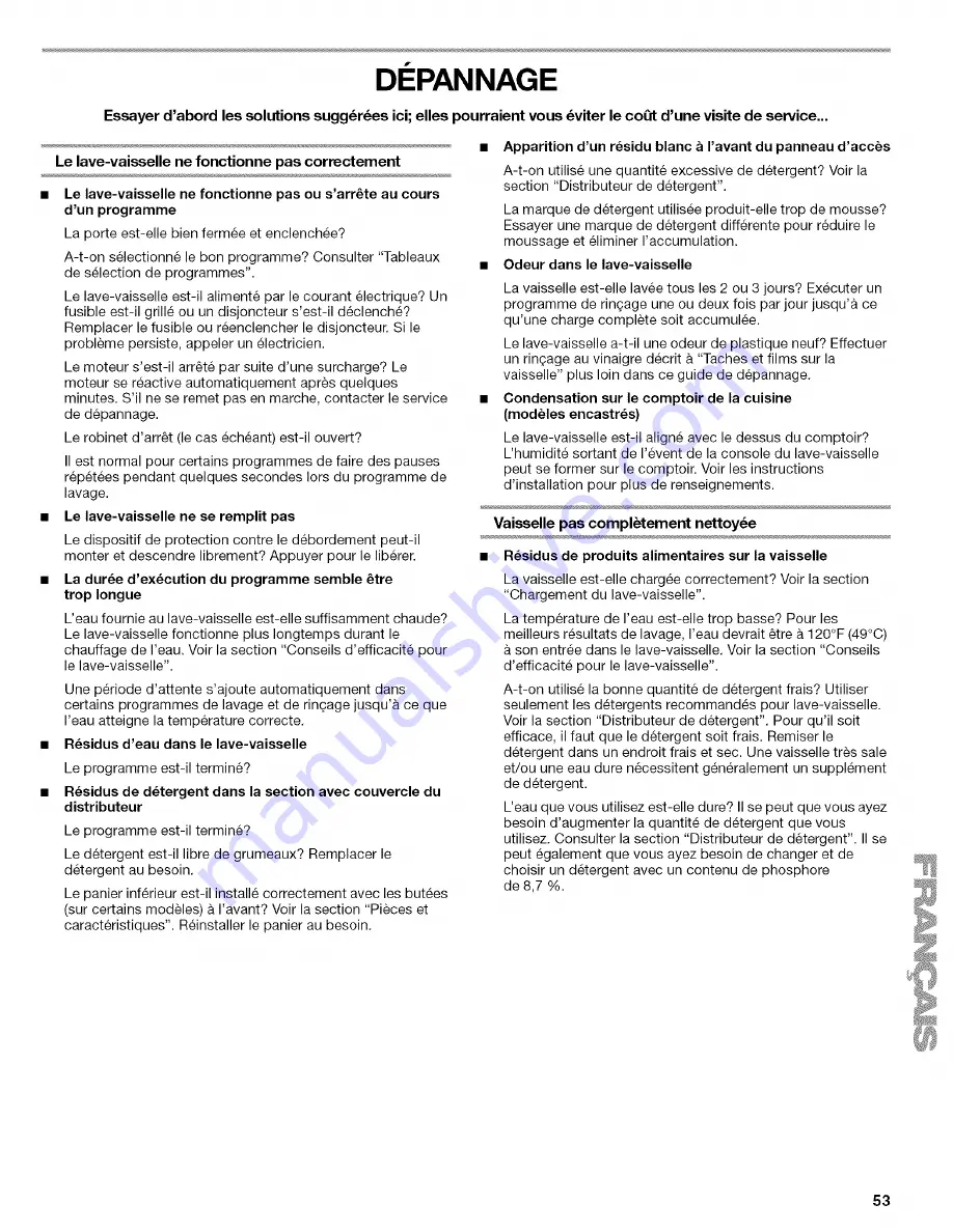 Kenmore 1771 Use & Care Manual Download Page 53