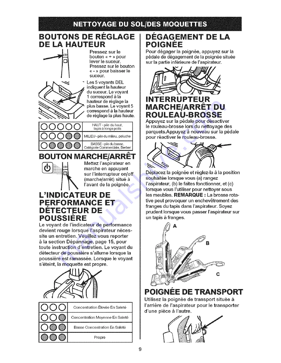 Kenmore 216.31705 Owner'S Manual Download Page 25