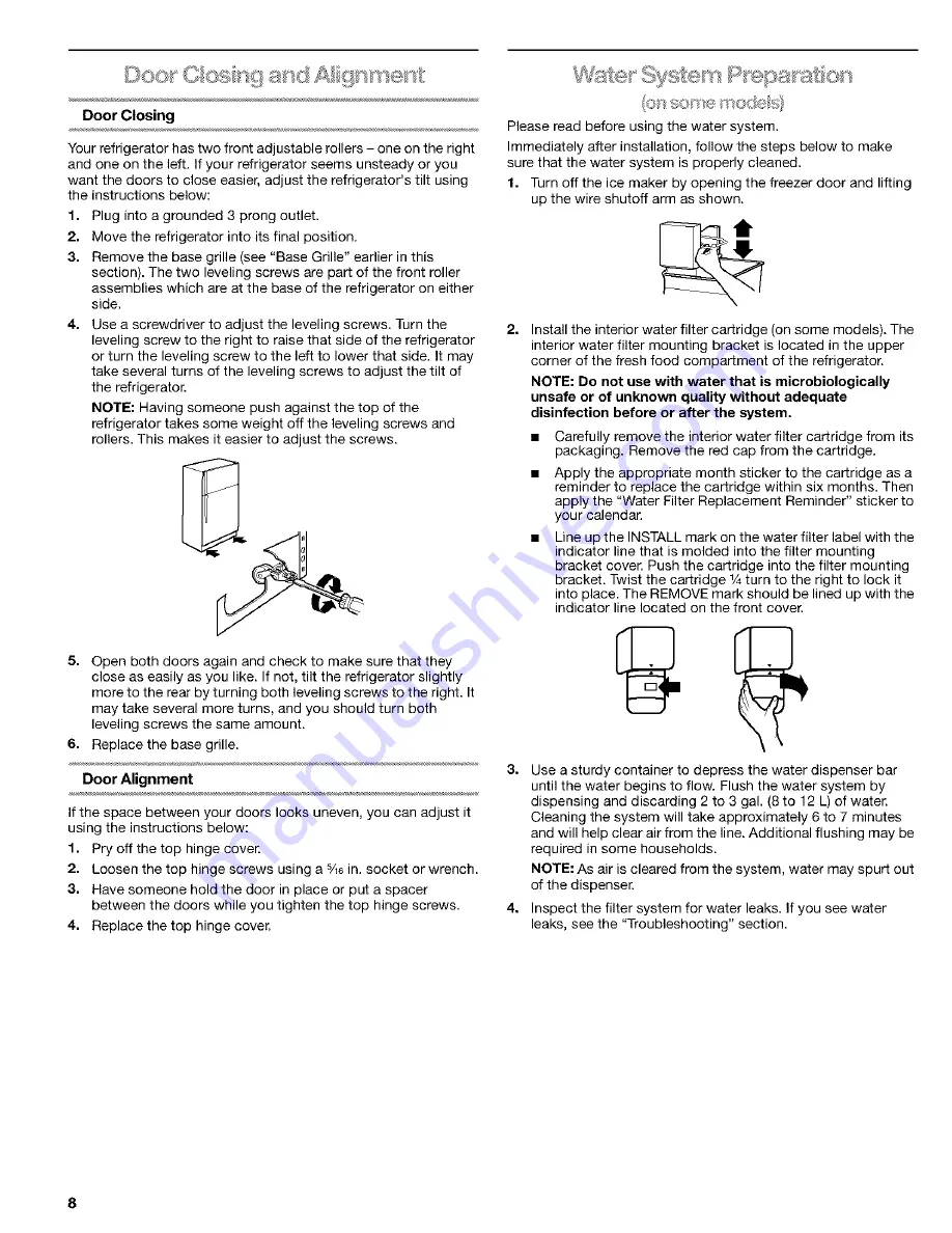 Kenmore 2225403 Скачать руководство пользователя страница 8