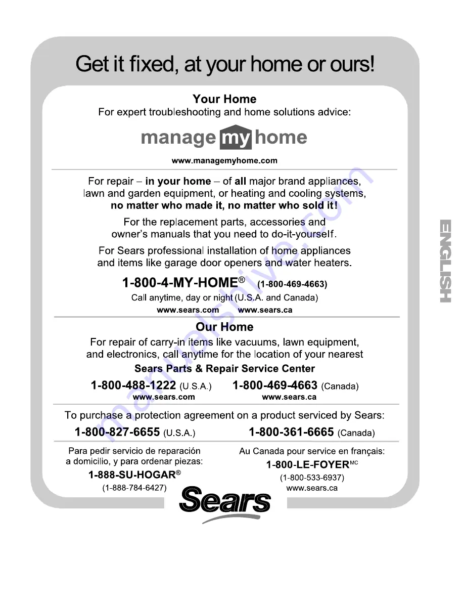 Kenmore 228853 Use & Care Manual Download Page 37