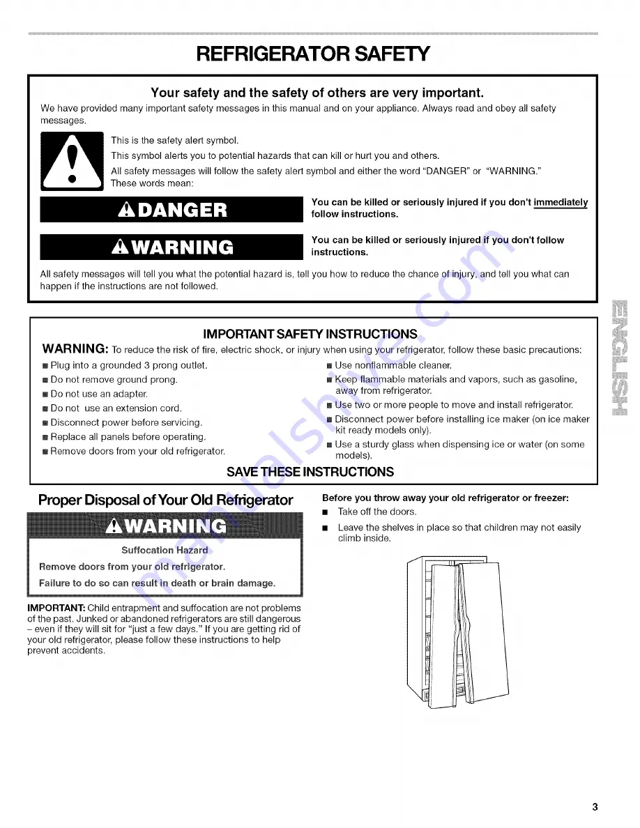 Kenmore 2305761A User Manual Download Page 3