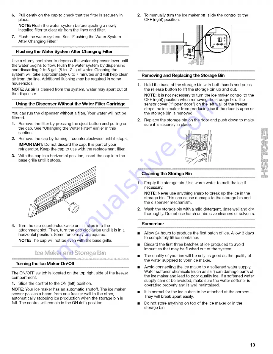 Kenmore 2305761A User Manual Download Page 13